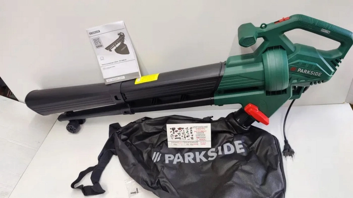 Купити - Садовий електричний пилосос-повітродувка Parkside 2600 Вт для прибирання листя та трави